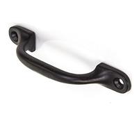 White Hinge Limited Quality Black Cast Iron Pull Handle 4"/100mm | Ideal for Kitchen Cabinets, Cupboards & Drawers