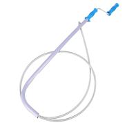 White Hinge Limited Toilet Unblocker, Large 1.8 Metre Toilet Snake Plunger, Drain Unblocker for Toilets, Sinks and Showers