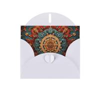White Holiday greeting check blank card and pearl beautiful blank note block VVXBHGR Sense of History Wreath Pattern
