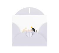 White Holiday greeting check blank card and pearl beautiful blank note block VVXBHGR silence Pattern