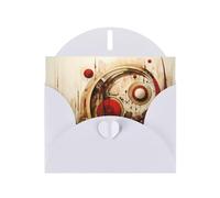 White Holiday greeting check blank card and pearl beautiful blank note block VVXBHGR Strange Patterns Pattern