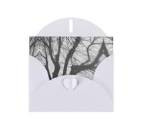 White Holiday greeting check blank card and pearl beautiful blank note block VVXBHGR Swinging tree shadow Pattern