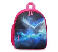 White Holy Spirit Dove Cute Backpack Small Daily Daypack Travel Shoulder Bag with Adjustable Strap Funny Graphic
