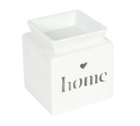 White Home Cut Out Oil Burner
