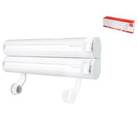 White Home Kitchen Paper Towel Holder 3 Slots