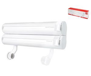 White Home Kitchen Paper Towel Holder 3 Slots