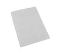 (White) Homescapes 100% Brushed Cotton Cot Flat Sheet Single Pack, 100 x 150 cm