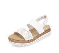 White Hook & Loop Sandals for Women | Remonte White 42