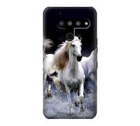 White Horse Case Cover For LG V50, LG V50 ThinQ 5G