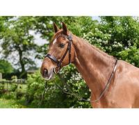 White Horse Equestrian Wilson Plain Reins Riding Leather Pony New Hunt Bridle