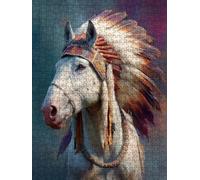 White Horse Jigsaw Puzzle 2000 Piece, Puzzles for Adults 2000, The Impossible Challenge, Jigsaw Puzzle Games Classic Educational, Wooden Puzzles, for Home Wall Decoration Gift FNKL1-41
