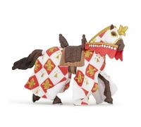 White Horse With Lilies Figurine