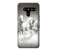 White Horses Case Cover For LG V50, LG V50 ThinQ 5G
