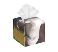 White Horses Pattern, Tissue Box Holder Tissue Box Cover Tissue Holder Tissue Dispenser
