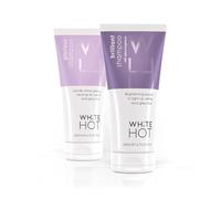 White Hot Cleanse Duo: Brilliant Shampoo & Glorious Shampoo 200ml, brightening boost and shine for white & grey hair, purple shampoo