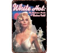 White Hot: The Mysterious Murder of Thelma Todd Vintage Tin Sign Wall Art Decor - Retro Sign for Home Patio Decor Gifts Movie Poster - 8x12 Inch