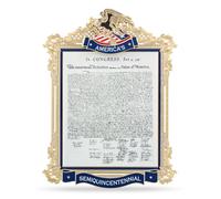 White House Historical Association 2026 Official White Christmas Ornament, Brass with Enamel, Made in USA, America250 Historical Christmas Decor, Semiquincentennial Christmas Ornaments