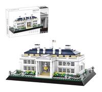 White House Model Building Block Sets, Washington Famous Landmark Model Architecture Toy, 894 Pieces Architecture Building Blocks Set, Home Decor Gifts for Adults