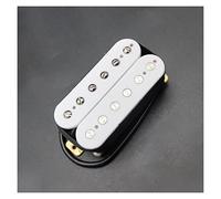 White Humbucker Electric Guitar Pickup Coil Splitting Humbucker Dual Coil Pickup With 4 Conduct Cable Electric Guitar Parts Replacement (Color : Neck)