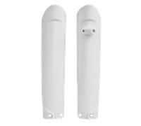 White Husqvarna Husky Fork Guard Protectors TC FC 2015 - 2022 TE FE 2016 - 2022