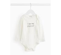 White I Love My Daddy Bodysuit Up to 3 mths