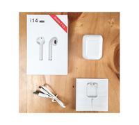 White I14 TWS Wireless Bluetooth 5.0 Earphone Super 3D Stereo Earbuds