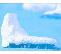 White Iceberg Model Realistic Arctic Miniature 3D Model Polar Bear Christmas Cake Decoration Craft Home Decoration