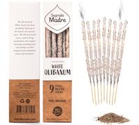 White Incense Sticks 9 Sticks 17cm 100% Natural Handmade