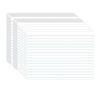 White Index Cards 5x7, Ruled Index Cards, Flash Cards for Studying, File Note Cards, Study Cards, Flash Cards, 100 Pcs Lined Index Flashcards for Office and School Supplies