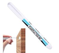 White Ink Marker - Oil-Based Waterproof Pen, Permanent Marking Pen, Quick Dry White Paint Marker with 20mm Tip | Suitable for Wood Glass Stone Metal Ceramic Craft Art Projects Home Use