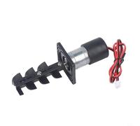 White Ink Tank Stirring Motor Stirrer - 24V Ink Mixing Agitation Device with Adjustable Curved Blades for 1L/1.5L/2L Cartridges in UV Flatbed and Inkjet Printers(30mmx145mm 2L)