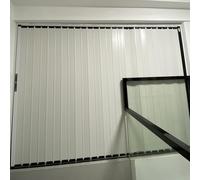 White Interior Replacement Folding Door, Locking Accordion Slider for Renovating Bath Closet Pantry Utility Room, Easy to Install(50x90in/127x228.6cm)