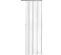 (White) Internal Folding Door Bifold Doors Interior Concertina Indoor PVC Room Divider