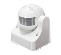 White IP44 Auto PIR Motion Sensor Detector Switch Home Garden Outdoor Light Lamp Energy-saving lighting switch high sensitivity