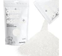 White Iridescent Glitter Paint Additive 100g for Adding Sparkle to Paints & Varnish | Paint Walls Sparkly Add to Emulsion, Acrylic or Lacquer Indoor | Hemway