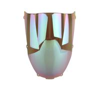(White iridium) For Kawasaki Ninja ZX6R 636 2000 2001 2002 Motorcycle Windshield WindScreen
