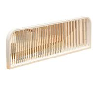 White Iron Dividers for Dining Areas Countertopfor Restaurants Bars & Hotels Commercial Desk Privacy Panel Low Fence Divider (40x60cm/15.74x23.62in)
