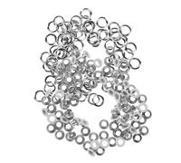 White Iron Shoe Eyelets 5mm 100pcs Grommets for Fabric