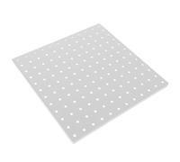 White Iron Wall Mounted Pegboard Panel for Garage Workbench | Multi Hole Design, Easy Install Storage for Mechanics, Craft Rooms, Hammers and Hardware Parts