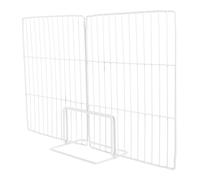 White Iron Wire Fridge Divider for Freezer Space Organization | Mesh Partition, Heavy Load Support, Walk-in Freezer Use, Quick Access for Vegetables and Products