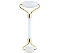 White Jade Face Roller - Natural Stone Facial Massager Roller for Anti-Aging, Puffiness, Dark Circles & Skin Rejuvenation - Eye & Face Massage Tool for Women & Men