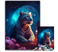 White Jaguar on Mars 1000 Piece Jigsaw Difficult Puzzles for Adults Family Fun Activity Brain Challenge for Teenager 1000 PCS(38x26cm)