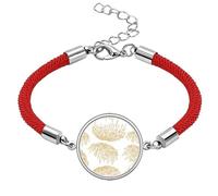 White Japanese Culture Autumn Lucky Red String Bracelet Rope Bracelet Handmade
