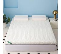 White Japanese Floor Futon Mattress Topper 5cm Thick 85x195cm Breathable & Comfortable Foldable Sleeping Pad for Camping & Dorms Ultimate Comfort Mattress Pad