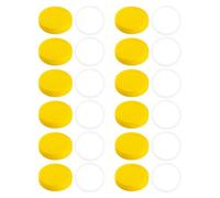 White Jar Lids - 8PCS Plastic Regular Mouth, Leak Proof Canning Covers with Silicone Rings for, and More, Reusable Can Tops Caps Jars Accessories Vacuum Seal Containers (G, 18x18cm)