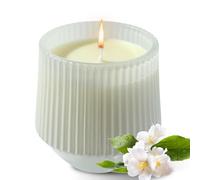 White Jasmine Tuberose & Ylang Ylang Natural Soy Scented Candles Gifts for Women, Mom, Valentine's Day, Christmas, Aromatherapy Candle, Scented Jar Candles, Home Decor