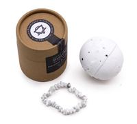 Ancient Wisdom White Jasper Gem Bracelet Bath Bomb