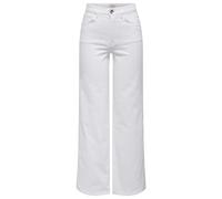 White Jeans Onlmadison Blush Hw Wide Dnm Trousers - female - ONLY - Wide Jeans - White - M - Jeans M