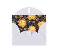 White JKIEGOQ goodlooking hello sunshine Prints Greeting Card 4 x 6 in for Christmas, Valentine's Day, Wedding, Party Invitation Cards