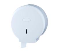White Jumbo Dispenser With Roll - Stylish & Functional